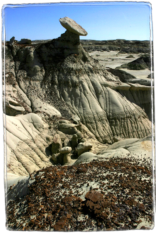Balanced Rock Bisti Badlands, NM � Dave Hickey